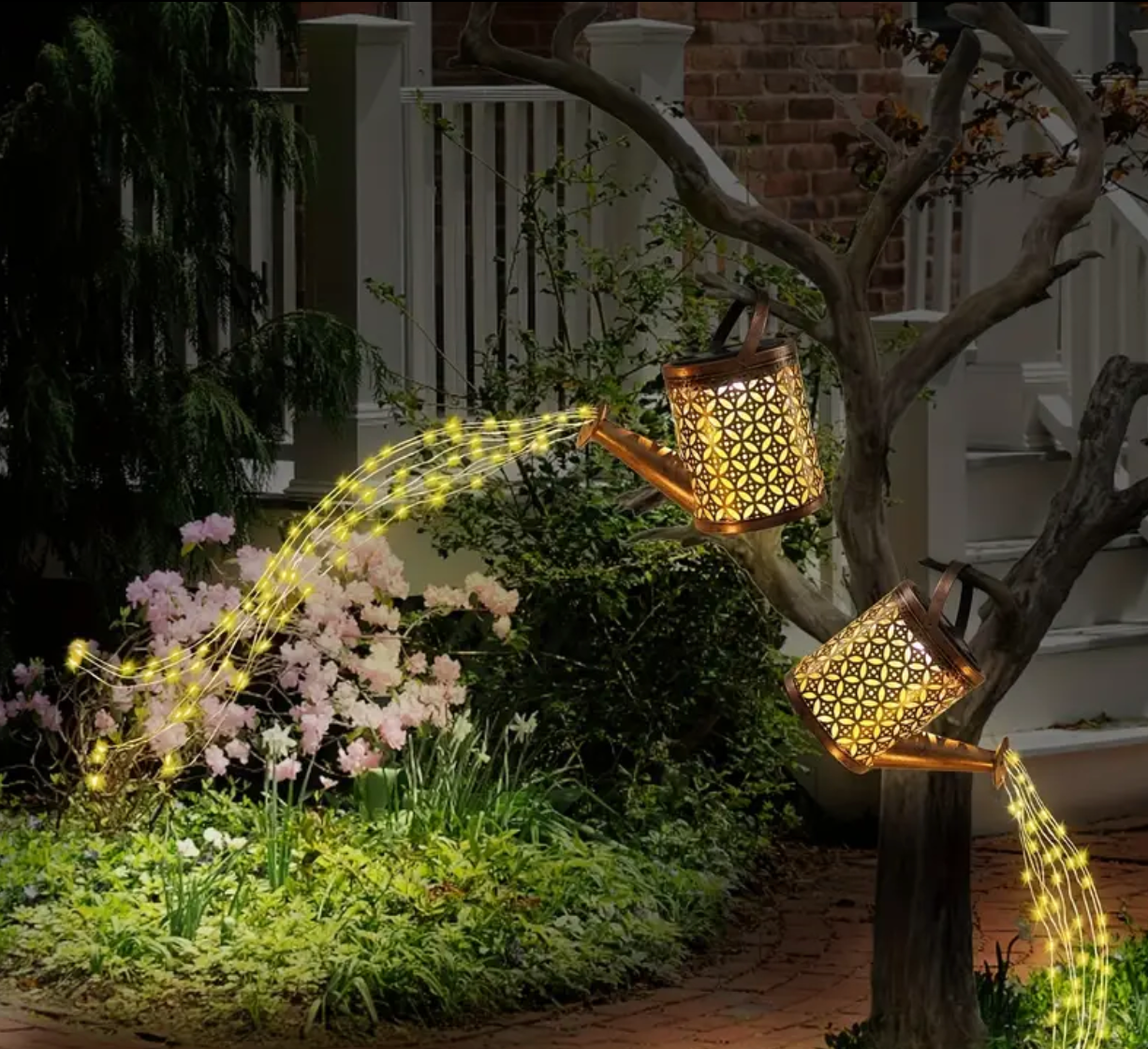 Two solar lights
